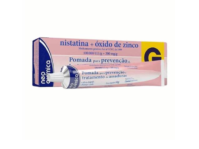 Nistatina+óxido de zinco